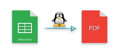 Convert Excel to PDF on Linux