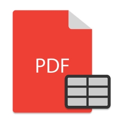 Create Tables in PDF Files with C# .NET